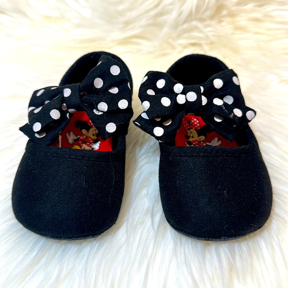 Black Mini Mouse Shoe